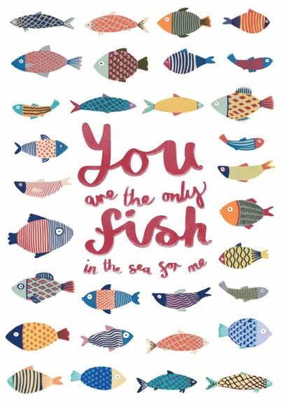 Love Fish Card 34220 created by Mucky Duck Studio