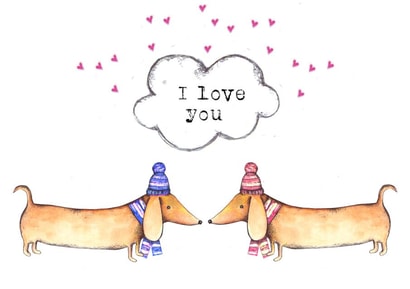 love romance Valentines Day Card 35489 created by Mary's House Designs