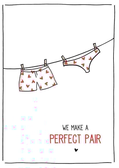 cheeky perfect Valentines Day Card 35458 created by Cloud 9 Design