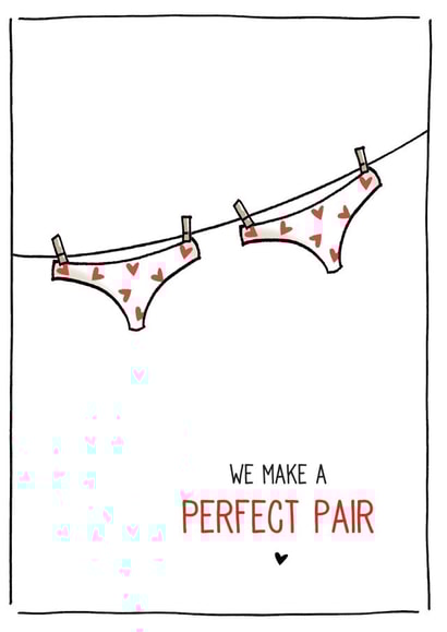 perfect pair Valentines Day Card 35460 created by Cloud 9 Design
