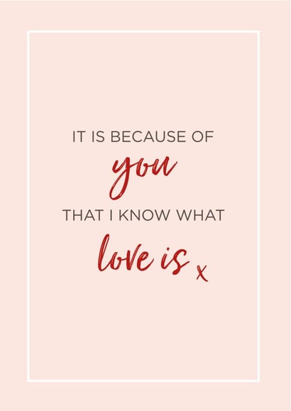 love romance Valentines Day Card 7686 created by Poppy Lane