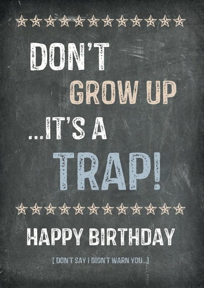 funny dont Birthday Card 12489 created by Cloud 9 Design