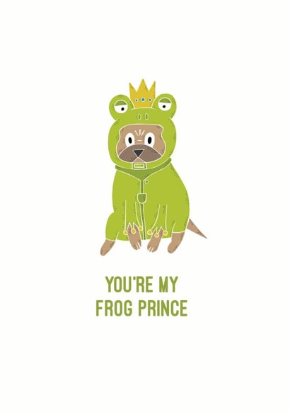 frog prince Valentines Day Card 28244 created by Leanne Parkinson