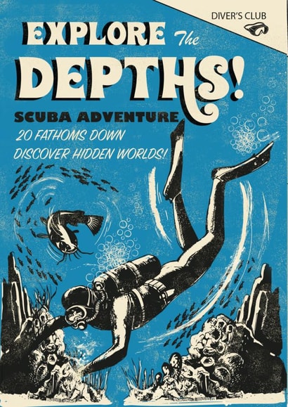 Diving Water Birthday Card 25163 created by Rocket68