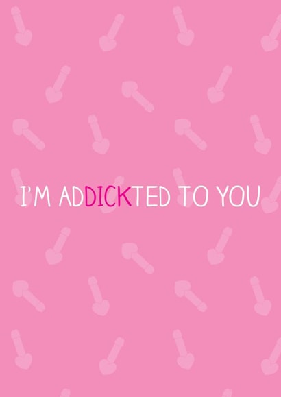 willy penis Valentines Day Card 28455 created by The Card Compony