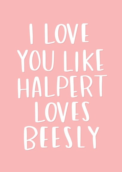 love like Valentines Day Card 33050 created by Nutmeg and Arlo