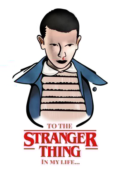 Stranger things Valentines Day Card 34879 created by Ilan Asher