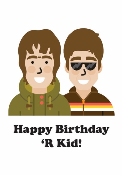 Funny Birthday Card - Happy Birthday R'Kid created by Studio Boketto