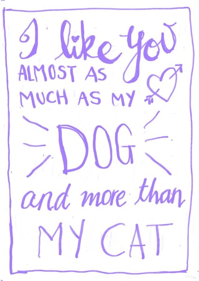 Valentine Valentines day Card 35892 created by PandaBlueCreations