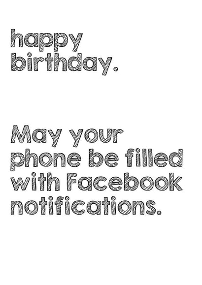 funny old Birthday Card 8005 created by Little Stars Prints