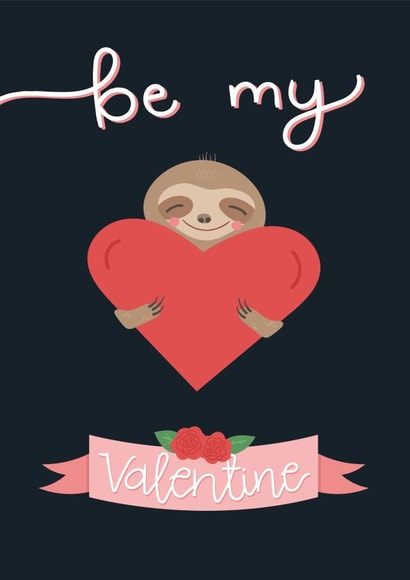 Valentines Valentine's Card 33021 created by The Happy Life Balance Co.