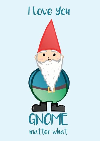 gnome cute Valentines Day Card 35998 created by Tori's Little Bubble