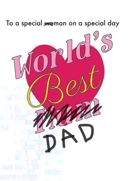 dad funny Mothers Day Card 35986 created by OBJECTABLES
