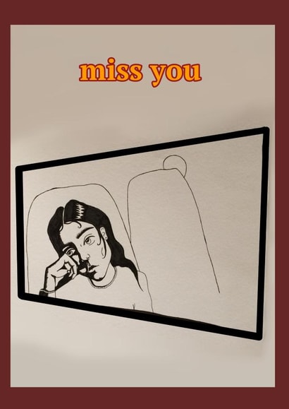 miss you Card 36077 created by Myrtle Munday
