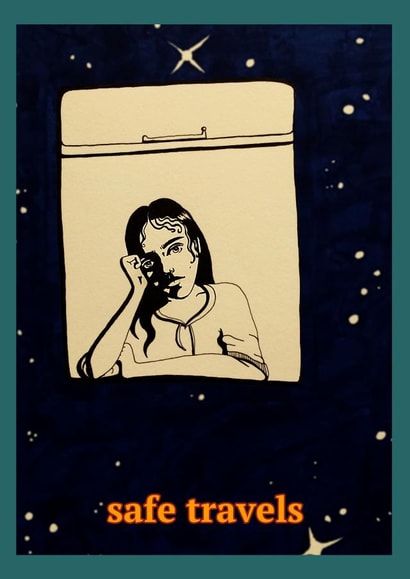 safe travels Card 36080 created by Myrtle Munday