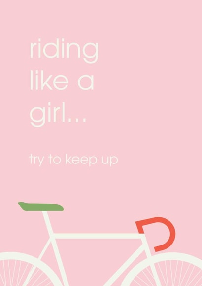 cyclist bikes Card 30970 created by Rudi & Co.