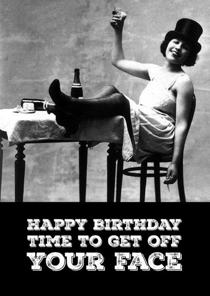 adult celebrate Birthday Card 8469 created by Alice Barrell