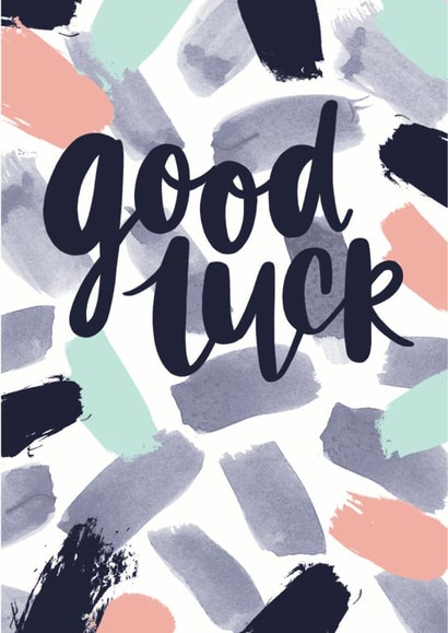 Male Female Good Luck Card 11107 created by Sadler Jones