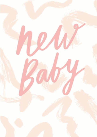 girl shower New Baby Card 11111 created by Sadler Jones