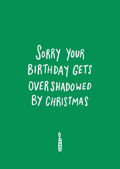 Overshadowed By Christmas created by Emily Strefford-Johnson