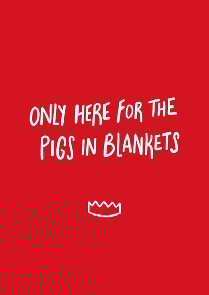 Pigs in blankets.  created by Emily Strefford-Johnson