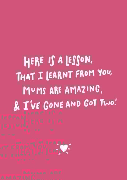 Two Mums! created by Emily Strefford-Johnson