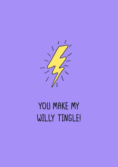 willy tingle Valentines Day Card 36028 created by Flopsy