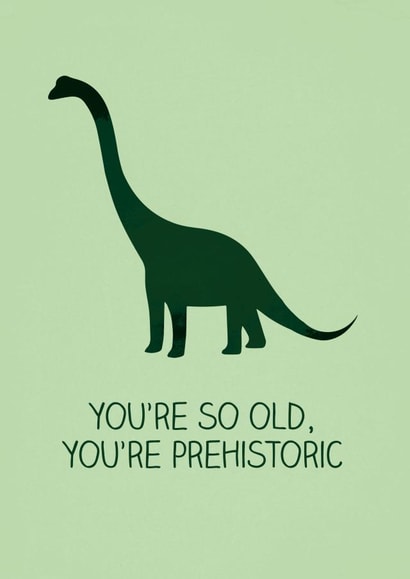 dinosaur old Birthday Card 13126 created by Joey Marsh