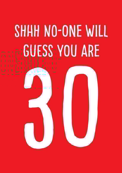 happy 30th birthday card created by Afewhometruths