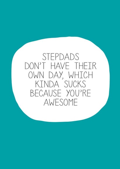 stepdad awesome Father's Day Card 12985 created by Paper Plane