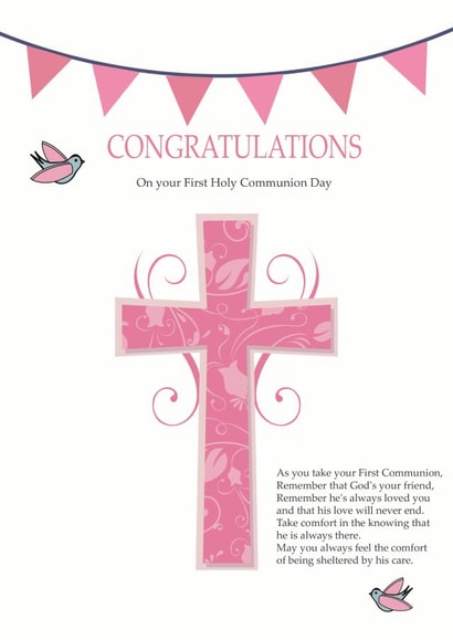 communion first Faith Card 12424 created by Lisa Marie Designs