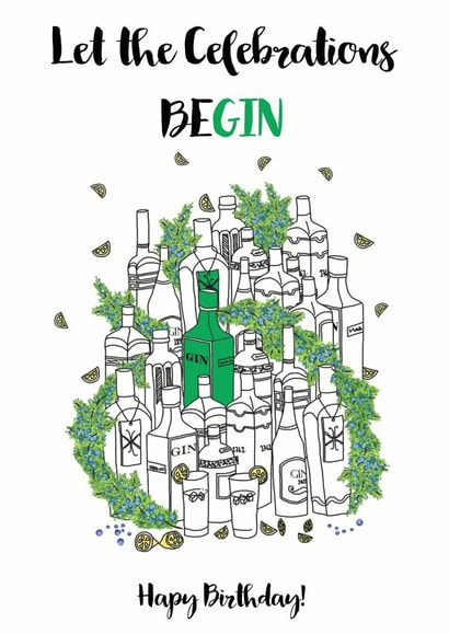 gincard ginbirthday Card 35298 created by Lisa Marie Designs