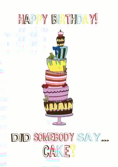 cakecard birthdaycard Card 35299 created by Lisa Marie Designs