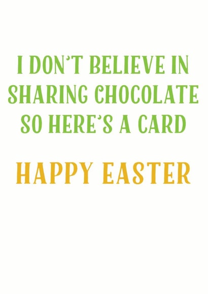 Funny Sharing Easter Card 12648 created by Tia Russell