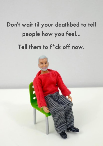 adult rude Birthday Card 11389 created by Bold & Bright Cards