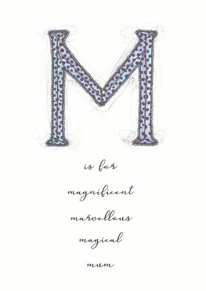 family illustration Mothers Day Card 25706 created by Shiv Makes Things