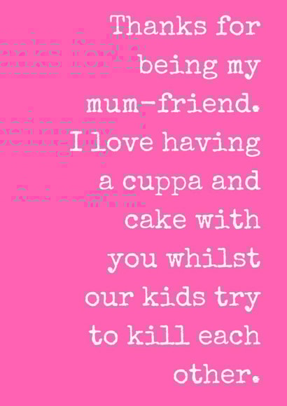 friend friendship Love & Friendship Card 13128 created by Beta Mummy