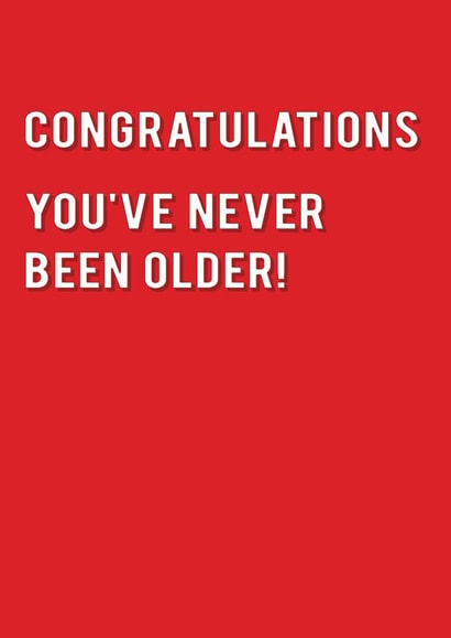 Humour Funny Birthday Card 6583 created by Redback Cards