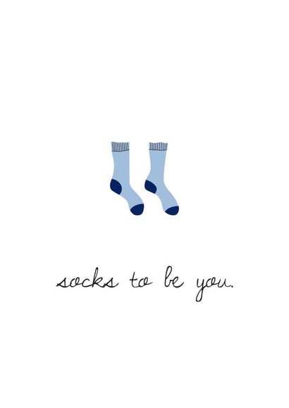 socks sucks Card 29923 created by Lou La La