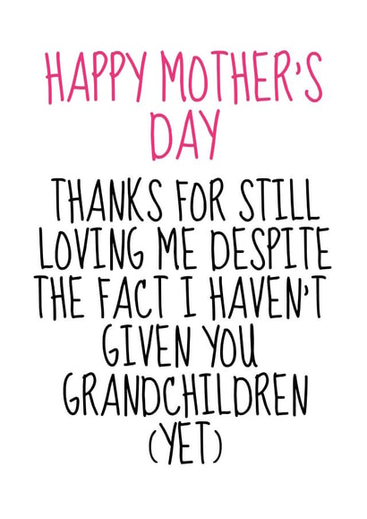 grandchildren funny Mothers Day Card 31515 | thortful