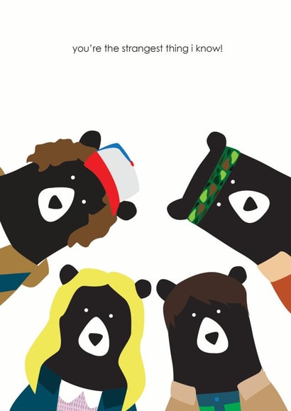 stranger things Anniversary Card 9858 created by Heather Alstead Design LTD