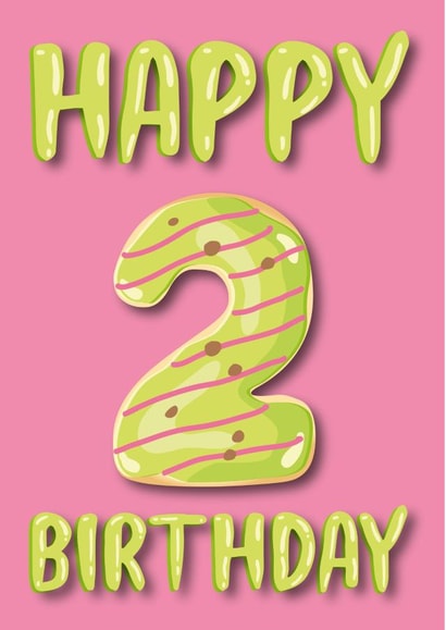 donut doughnut Birthday Card 36568 created by Pink Cat Design