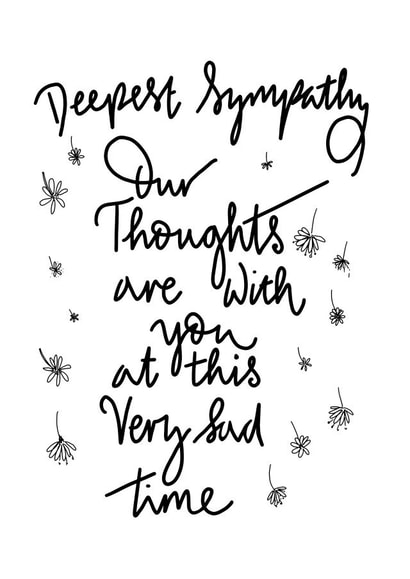 Deepest Sympathy Card created by Naughty Nice