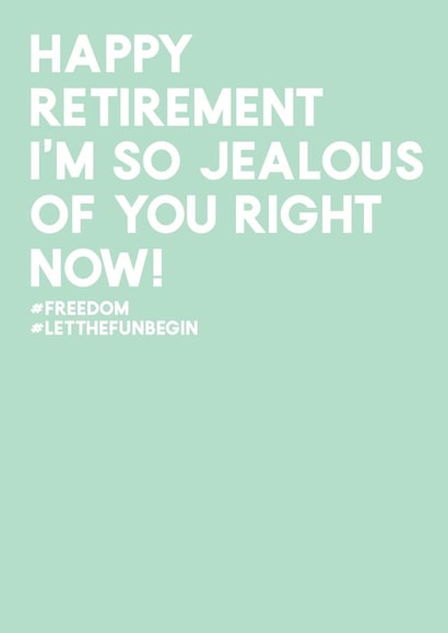 humour funny Retirement Card 2830 created by Always Sparkle