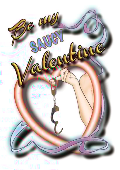 Saucy Valentine Card 36397 created by Nigel Brock