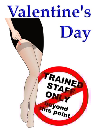 Valentine Saucy Valentines Day Card 36400 created by Nigel Brock