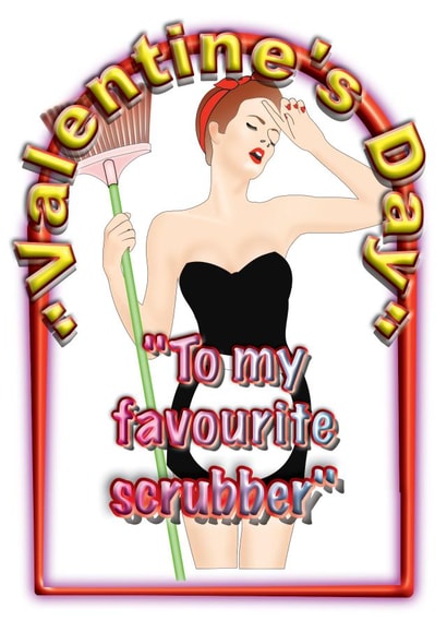 Funny Saucy Valentines Day Card 36401 created by Nigel Brock