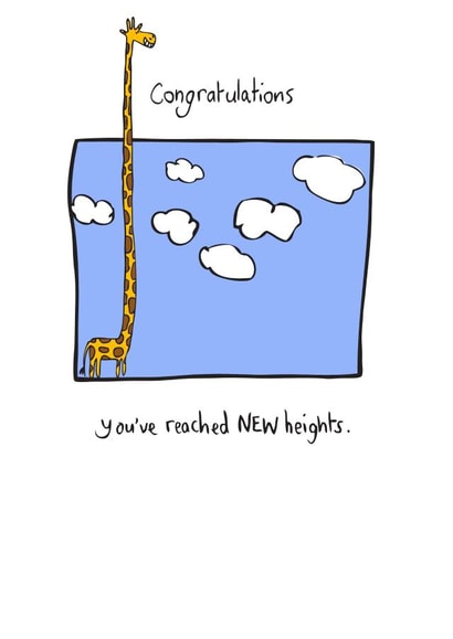 giraffe animal Exams Card 12760 created by Charlene Mitchell