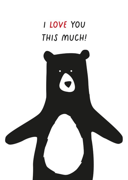 i love you this much! created by Heather Alstead Design LTD