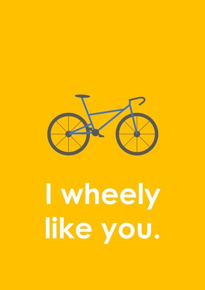 bike cycling Anniversary Card 36180 created by madebyadam